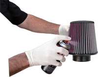 Limpeza de filtros de ar Lavaveis e Reutilizaveis (esportivos)